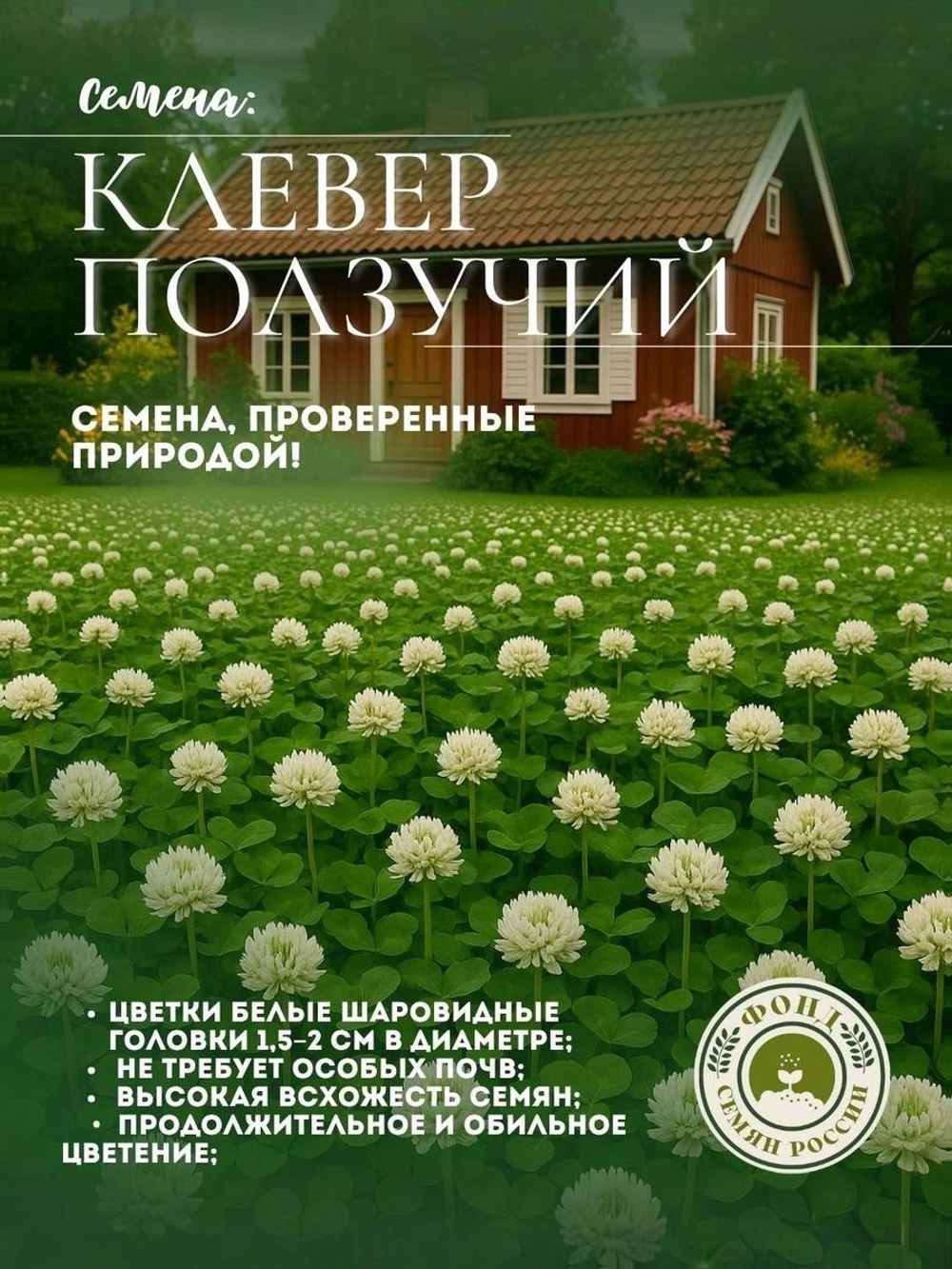 Мавританский газон "Альпийский луг", семена 30 грамм, 2 кв.м.