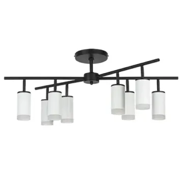 Люстра потолочная 8*GU10 LR7283680 белый/черный Rullo Lightstar