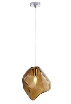 Подвесной светильник Е14 Nuestro SP1 Chrome/Brown хром/коричневый Crystal Lux