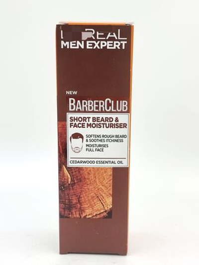 Крем для лица и бороды Barber Club Short Beard & Face 50 мл (Франция)