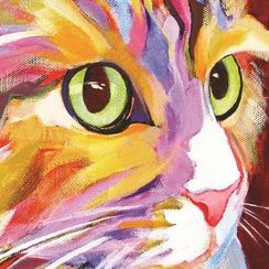 Котенок- алмазная картина