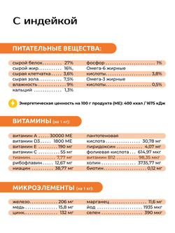 Корм сухой для щенков средних и крупных пород, с индейкой, 3 кг, QUATTRO
