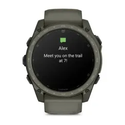 Смарт-часы Garmin tactix 8 (51 мм) AMOLED Cerakote® Coating с Applied Ballistics Ultralight, оливково-зеленый