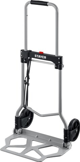 STAYER PROTruck, до 70кг, каркас и платформа из алюминия, платформа 39х28см, колеса d13 см, вес 3.0кг, складная хозяйственная тележка (38755-70)