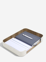 Лоток для бумаг для рабочего стола Stackers Letter Tray - Oatmeal & Linen (слоновая кость)