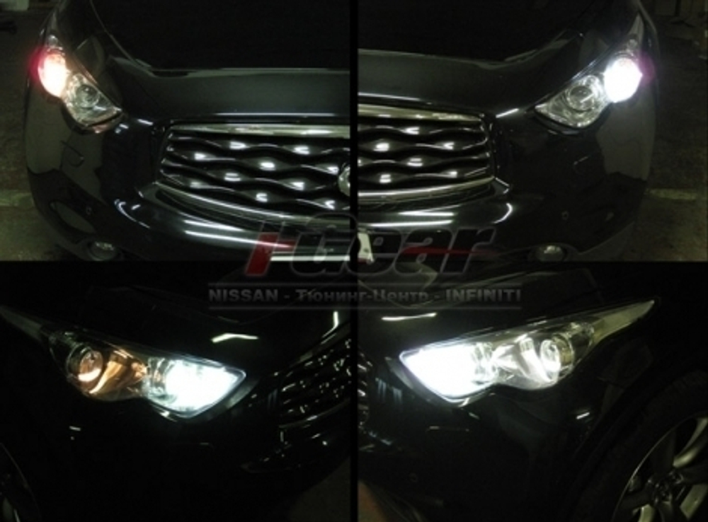 Сверхъяркие светодиоды В ГАБАРИТ Infiniti QX70,FX37,FX50, G25,G35,G37, M25,M37,M56,M37,M56, QX80,QX56, QX50,EX25,EX37,EX35 MURANO