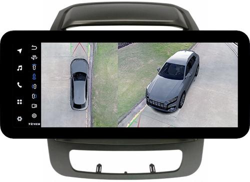 Магнитола для KIA Sorento 2 XM 2012-2020 (отдельный экран климата, со штатной КЗВ) - Teyes LUX ONE 360 монитор 12.3" 2K QLED на Android 10, Быстрая, CarPlay, 4G SIM-слот, 4 камеры в комплекте
