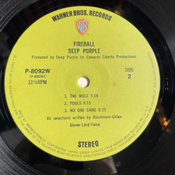 Винтажная виниловая пластинка LP Deep Purple Fireball (Japan 1971) (No Obi) Strange Kind Of Woman