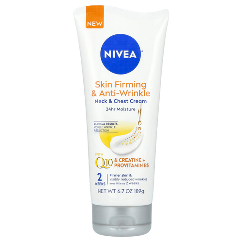 Nivea, Крем для шеи и груди против морщин, упругость кожи, 189 г (6,7 унции)