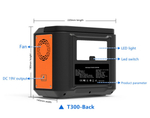 Электростанция портативная 220В 296Wh(20Ah/14.8V) 300W T300 GKFLY