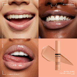 NYX Professional Makeup Butter Gloss - Блеск для губ оттенок 13 Fortune Cookie, 8 ml