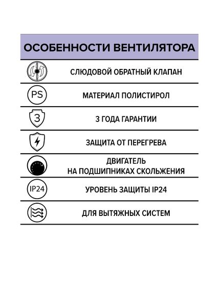 Вентилятор накладной OPTIMA D125 обр.клапан AURAMAX