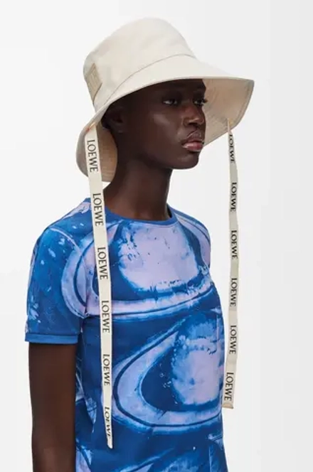 Loewe Шляпа из парусины, экрю