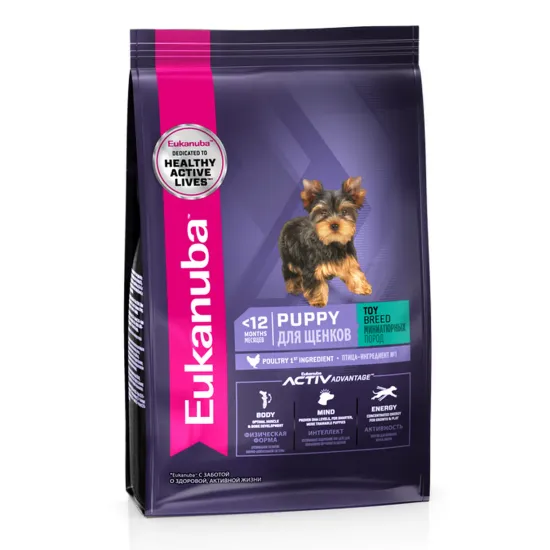 Eukanuba Корм для щенков миниатюрных пород 500г