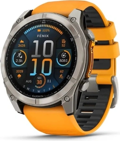Смарт-часы Garmin fenix 8 51mm AMOLED Sapphire DLC Titanium Carbon Gray