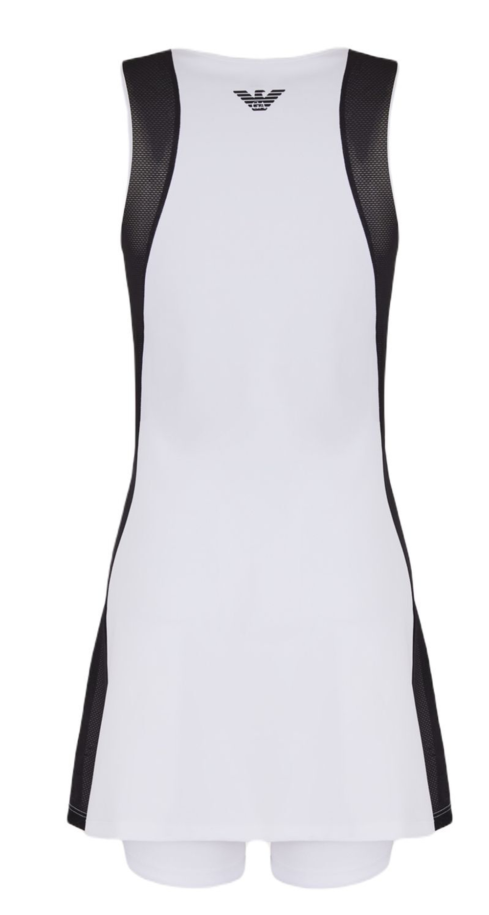 Теннисное платье EA7 Woman Jersey Dress - белый