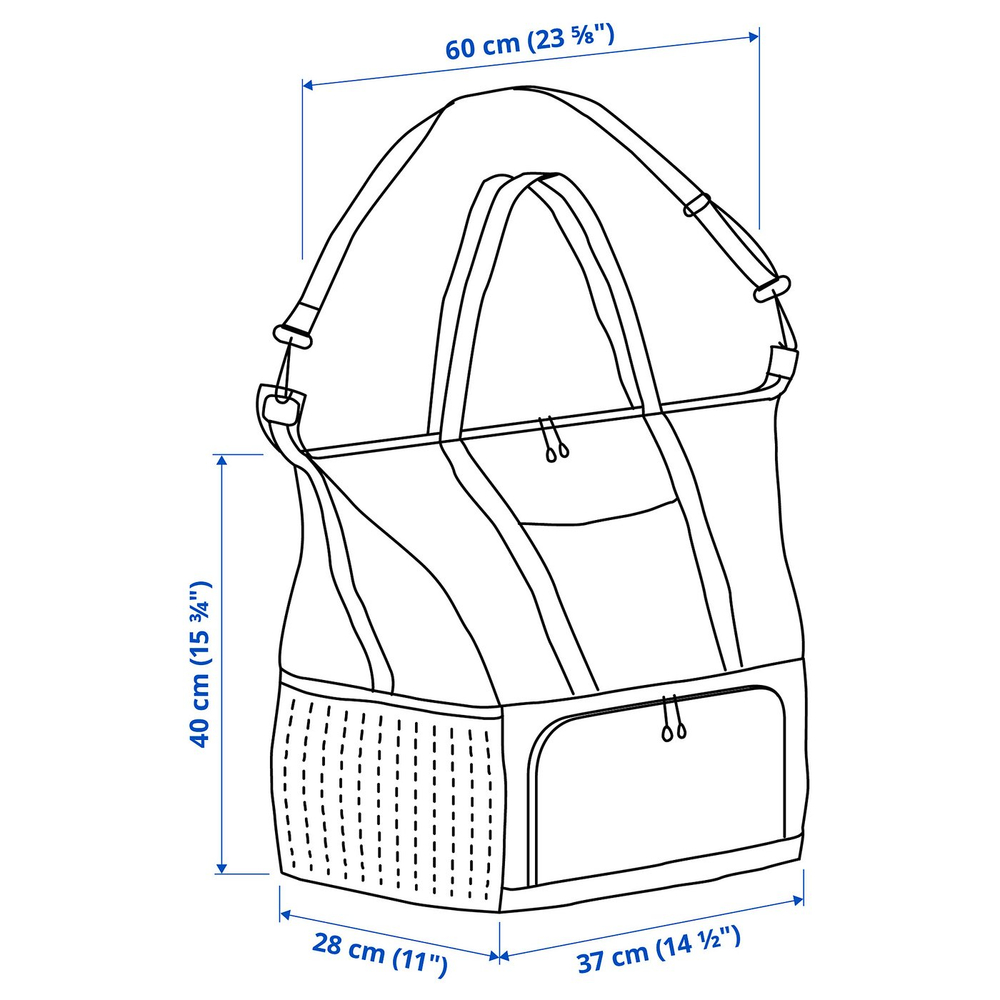 IKEA KLOTPIL  (ИКЕА КЛОТПИЛ)  -  Сумка-холодильник 38x24x40 см