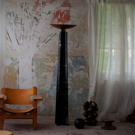 Floor design lamp Wagneriana by Casigliani
