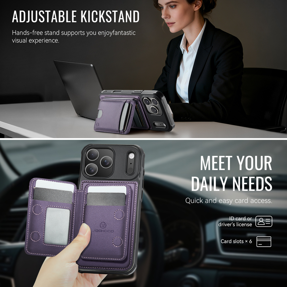 Чехол CaseMe Cardholder 2 in 1 iPhone 17 Pro Max