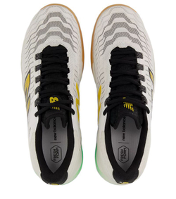Мужские теннисные кроссовки New Balance Fresh Foam X CT-Rally v2 - white/metallic gold