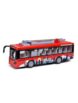 Игровая машинка Троллейбус со светом и звуком (JS121)