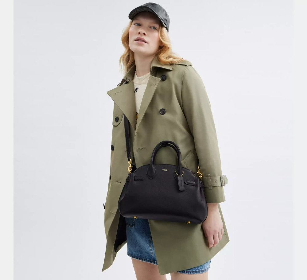 COACH СУМКА EMPIRE 28, ЧЕРНЫЙ