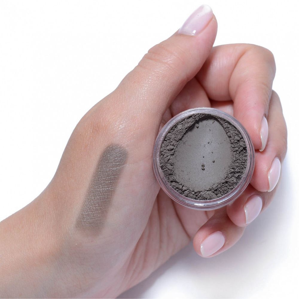 Минеральная пудра для бровей BS4 Черно-коричневый  1.5гр (Kristall Minerals Cosmetics)