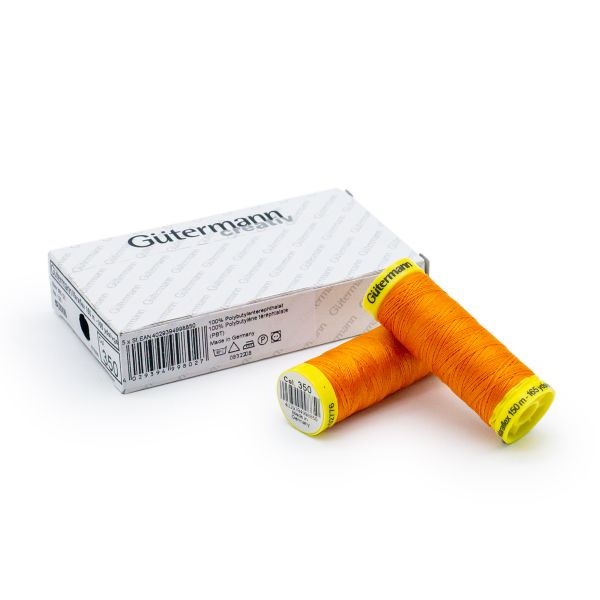 Нитки для трикотажа Gutermann Maraflex 120 (150 метров), 5 кат. | 350 св.оранжевый