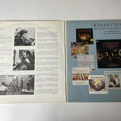 Винтажная виниловая пластинка LP Concentus Musicus Wien, Nikolaus Harnoncourt Glanzvolles Barock Im Originalen Klangbild (Германия 1969)