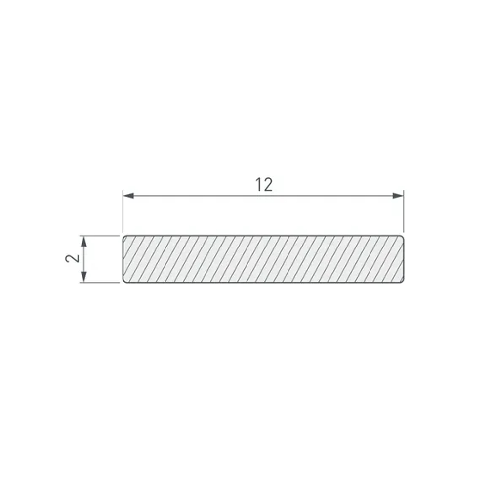 Полоса ARH-W12-3000 WHITE (Arlight, Алюминий) 063284