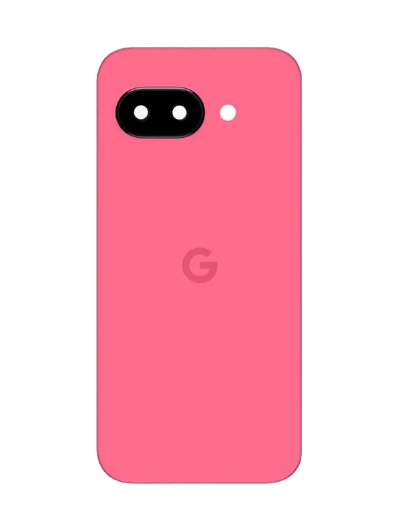 Задняя крышка для Google Pixel 9A розовая (Peony) со стеклом камеры