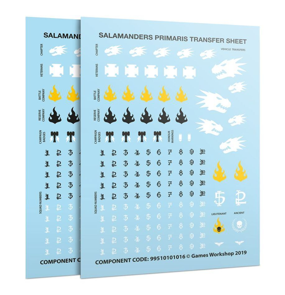 Salamanders  Primaris Upgrades & Transfers