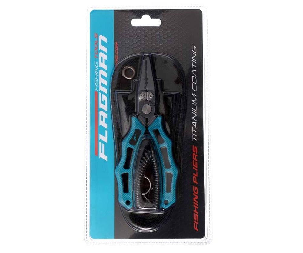 FLAGMAN Плоскогубцы Precision Forging Fishing Pliers с чехлом и ретривером 15см
