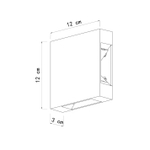 Фасадный светильник Arte Lamp ALGOL A1445AL-4BK, 4хLED