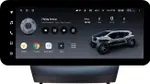 Магнитола для Hyundai iХ35, Tucson 2 2009-2015 (штатный усилитель, рамка 9) - Teyes LUX ONE ROUND монитор 12.3" 2K QLED на Android 10, Быстрая, CarPlay, 4G SIM-слот
