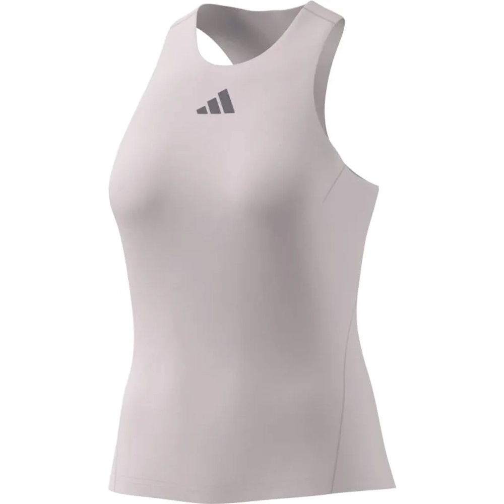 Женский топ теннисный Adidas Silver Y-Tank - distilled pink