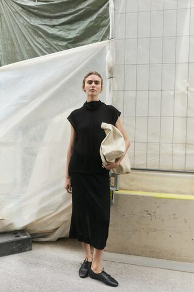 Трикотажный топ-полуводолазка в резинку - H&M
