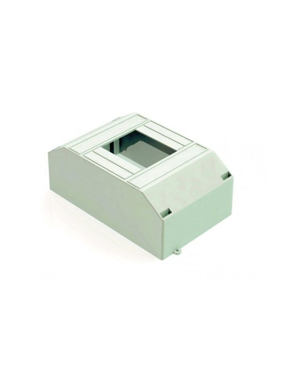 Корпус навесной ЩРН-П-2/4 12.5х7.8х5.8 2-4мод. IP30 пластик. бел. DEKraft 31031DEK