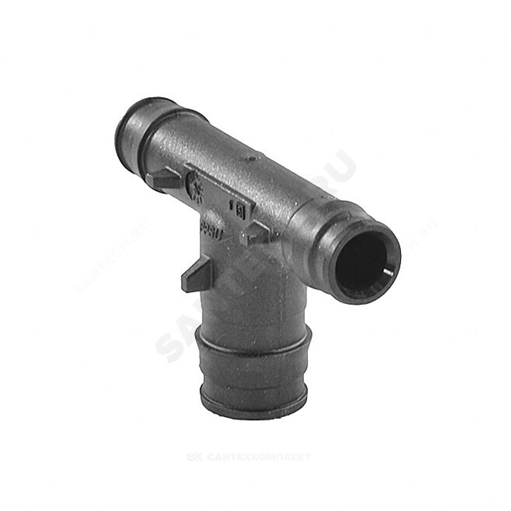 Тройник для PE-X труб радиальный PPSU Дн 25х20х20 переходной РОС