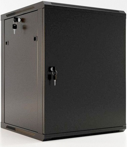 Шкаф настенный 19", 9U Hyperline TWB-0966-SR-RAL9004
