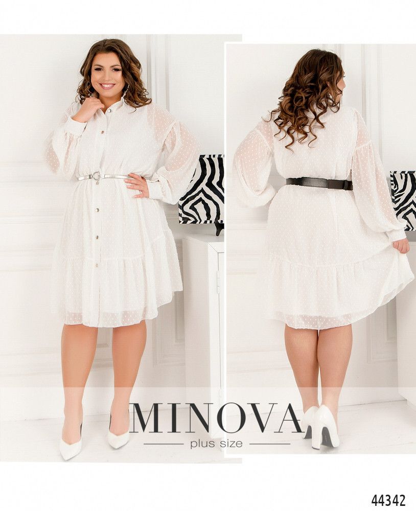 Платье 8634-1-молоко Minova Платье 8634-1-молоко Minova