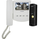 Комплект домофонии AT-home4 WH-BL Домофон+вызывная панель AccordTec