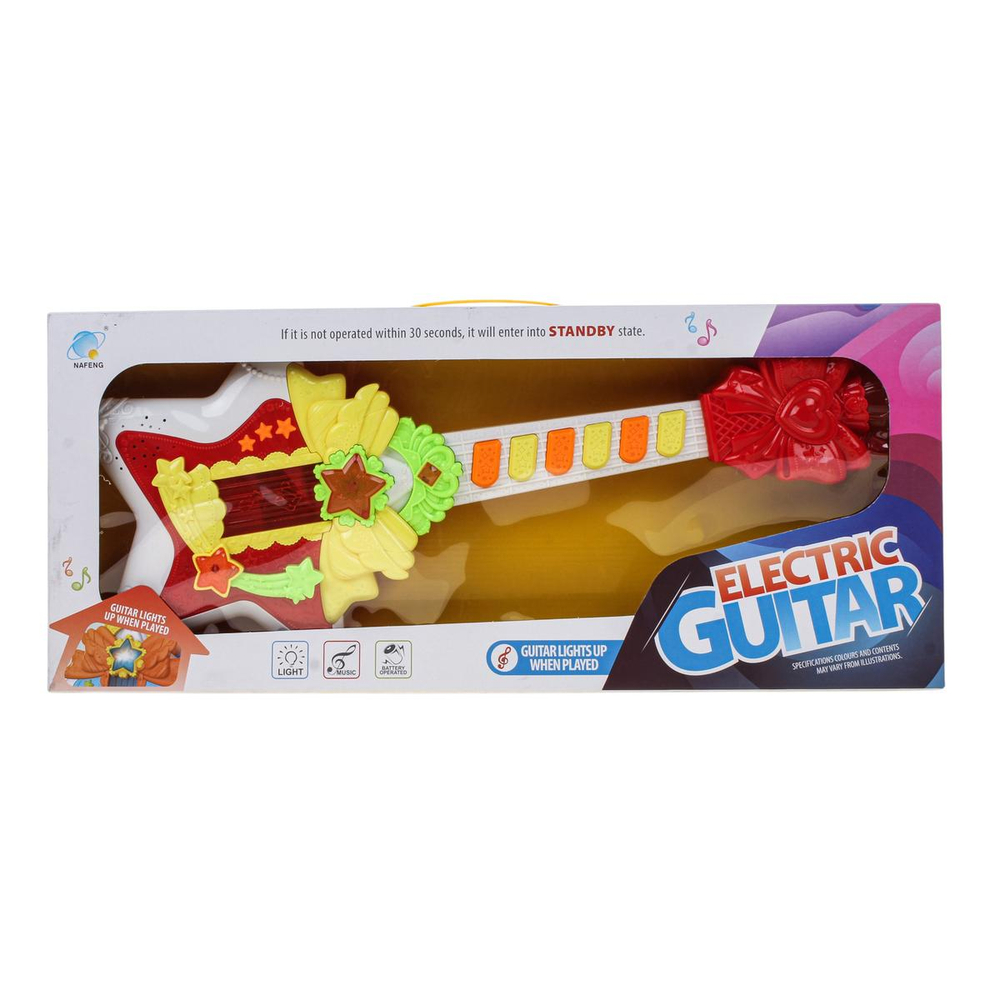 Игрушка Гитара на батарейках, 668D