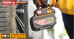 Аккумуляторный бесщеточный ударный гайковерт INGCO CIWLI42602 INDUSTRIAL 42 В 1/2" 600 Нм