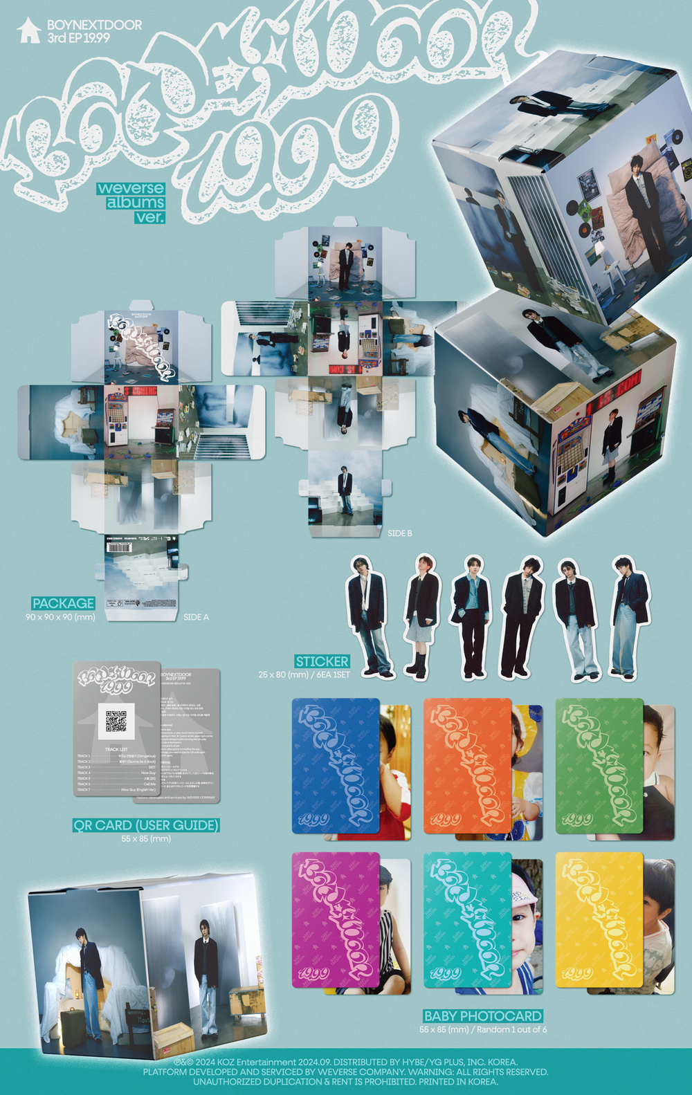 Альбом BOYNEXTDOOR - 19.99 (weverse albums ver.)