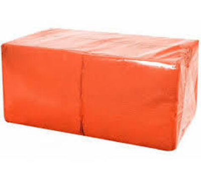 Салфетки бумажные 24*24см Big Pack оранжевые