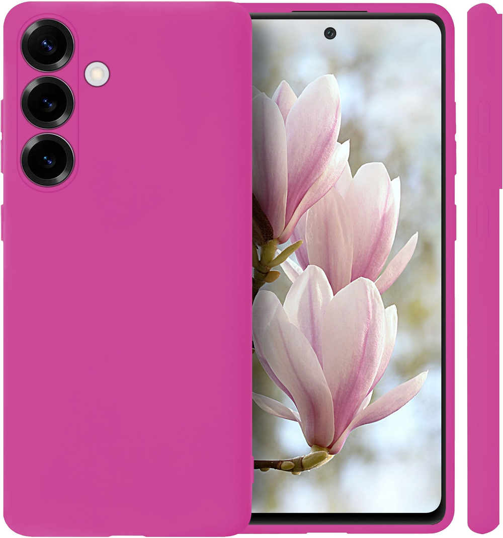 Мягкий Soft Touch чехол из силикона для SAMSUNG GALAXY S25 PLUS с бархатной подкладкой