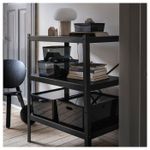 Крышка для контейнера IKEA KUGGIS (КУГГИС), Пластик, Черный, 37x54 см