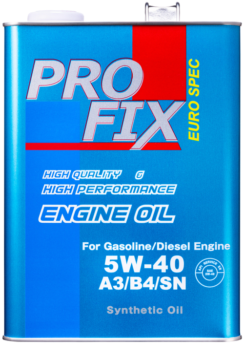 Масло моторное синтетическое PROFIX 5W40 SN/A3/B4 4л