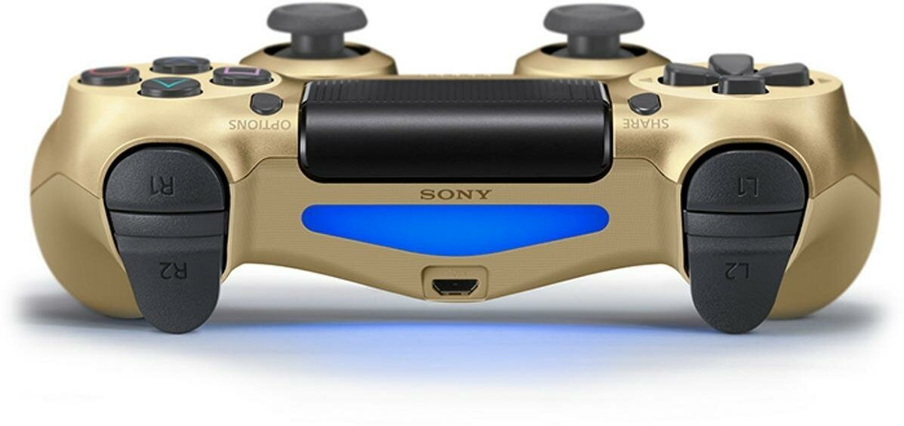 Геймпад SONY DualShock 4 v2 CUH-ZCT2E, золотой